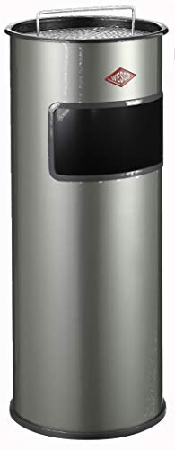 Wesco 150 831-03 Standascher 50 Liter, mit Sieb, verzinkter Einsatz, neusilber