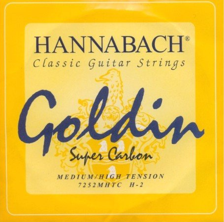 Hannabach 7252 'Goldin' - h2 Konzertgitarre - medium/high