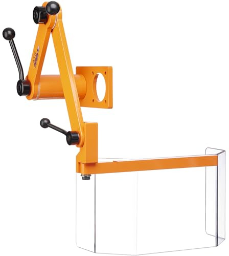 ATS MG-2 Milling Machine Guard | OSHA Compliant Head Mount Safety Shield for Manual Mills | Lexan & Aluminum | Made in USA