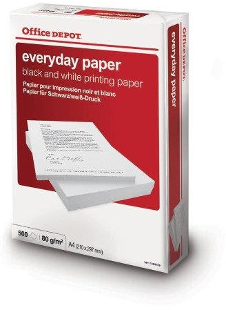 Everyday Druckerpapier, A4, 80 g/m², 1 Ream = 500 Blatt