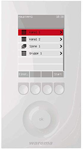 Wisotronic 1 canal encastré blanc - Commande de volet roulant encastrée 1002733