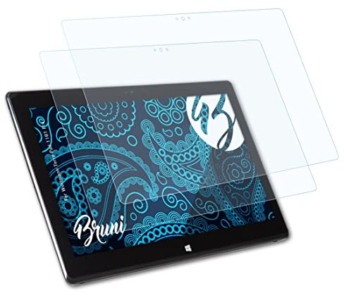 Bruni Protecteur d'écran compatible avec Wortmann Terra Pad 1161 Pro Film Protecteur, cristal clair Écran protecteur (2X)