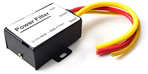 Auto Netzfilter EMI Noise Ground Loop Isolator Suppressor für Autoradio Audio Radio Verstärker Amp Lautsprecher Equalizer Subwoofer 12V