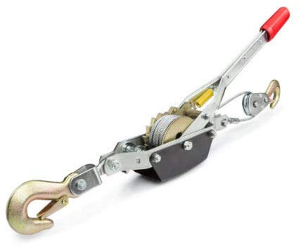 POLIPASTO/CABRESTANTE CON CARRACA CAPACIDAD 2000 KGS, 2 Metros