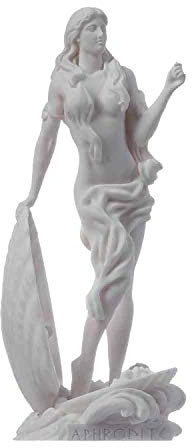 Rising Venus Aphrodite Zeus Tochter griechische Göttin Statue Skulptur 17,8 cm