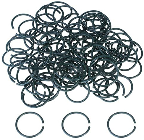 Hyxodjy 100 Stück Pflanzenklammern Pflanzen Ringe Gartenpflanze Clips Pflanzenklammern Pflanzen Kletterhilfe Pflanzenclips zur Unterstützung und Befestigung von Pflanzen