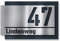 Metzler Numero Civico Personalizzato in Acciaio Inox – Targa Antracite RAL 7016 – 3D – 17x11 cm – Resistente ai Graffi – Made in Germany