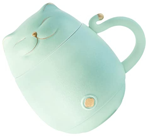BESPORTBLE Kerntyp Keramiktasse Katzenmotiv Mit Deckel Und Sieb Für Tee Und Kaffee Im Büro Hause Spülmaschinenfest Und Elegantes Design