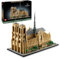 LEGO Architecture Notre-Dame de Paris - Idée Cadeau pour la Fête des Mères - Maquette de Cathédrale - Exposition Architecturale - Set pour Adulte - Cadeau pour Passionné(e) s d’Histoire & d’Art 21061