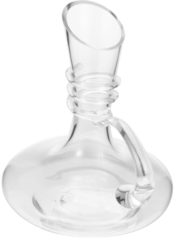 Mikinona Elegant Wine Decanter Handheld Drink Distributor Whiskey Decanter for Bar