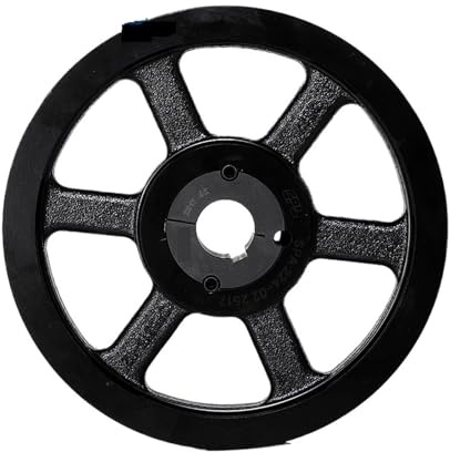QXCIVR v-Type Timing Pulley V-Belt Pulley Double Groove, 257mm Outside Diameter, 250mm Pitch Diameter, 2517 Bushing, SPB250-02-2517(28mm)