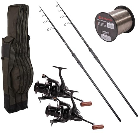Ultimate Adventure Telescopic Carp Combo 12ft (3lbs) - Kit Carpfishing