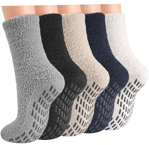 ILovDaisy Kuschelsocken Stoppersocken Herren Damen, Warme Wintersocken
