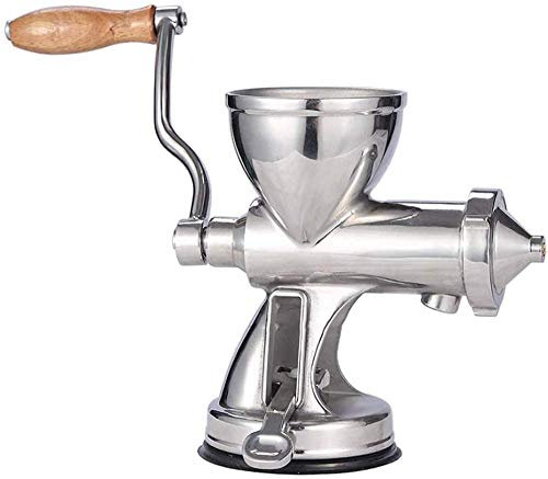XWBLDBDFC Manual Wheatgrass Squeezer with Suction Base, Wheatgrass Crusher with Desk Clamp, Stainless Steel, for Making Apple Ginger Grape Juice