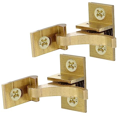 LALAFINA 2piezas Cerradura Antirrobo De Latón Para Puertas Cierre De Ventana Resistente Pestillo De Seguridad Para Puertas y Gabinetes