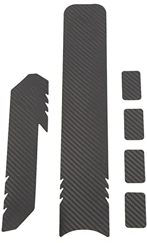 KIMISS Cinta de Protección del Marco de Bicicleta y Protector de Marco - Cuero Sintético para Horquilla Frontal y Tubo Inferior - Pegatinas Resistentes a los Rasguños Fricciones para Bicicletas
