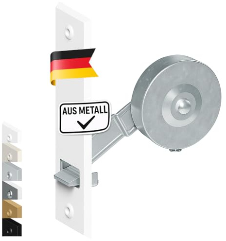 markiso® Rollladen Gurtwickler Unterputz mit Metallblende [Made in Germany] 160 mm Lochabstand in Alpinweiß, Aufwickler für Maxigurte bis 23 mm, Hochwertiger Aufwickler aus Stahl mit Metall Abdeckung