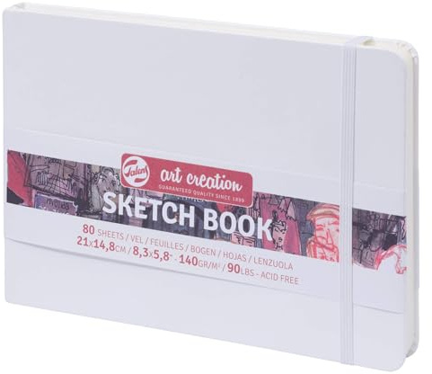Talens Art Creation Sketchbook White 14,8X21 cm, 140 Grams