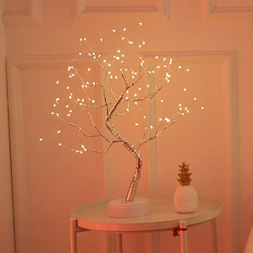 108 LED Baum Lichter,Bonsai Baum Licht, Dekoratives LED Tischlampe Lichterbaum Lichterzweige für Tischdekoration, Warmweiß LED Leuchtbaum für Weihnachten Hochzeit Partei Innen Dekoration