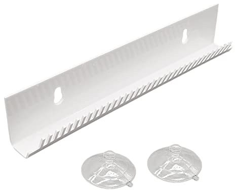 Zalati Soporte de pared para colgar extensiones de cabello con 2 ventosas para soporte de exhibición, almacenamiento, lavado, peinado, peinado y secado, color blanco