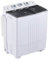 TUKAILAi Twin Tub Washing Machine 6KG Total Capacity 4.5KG Washer 1.5KG Drying, Portable Mini Washing Machine with Timer Control and Drain Pipe, for Apartment Dorms Camp