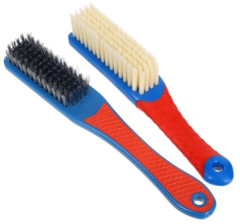 HOMSFOU Lot De 2 Brosses De Nettoyage Douces Outils De Nettoyage Pour Antiquités Et Objets De Collection – Brosses À Poils Durs En Acier Inoxydable Pour Une Utilisation Polyvalente