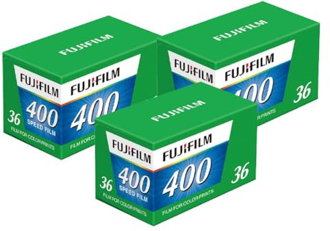 Fuji Speed Film 400-36 Lot de 3 films (couleur, lot de 3)
