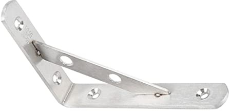 jojofuny Edelstahl Regalhalterung 304 Schwerlast Wandhalterung Dreiecksstütze Für Werkbank Küche Garage 150mm