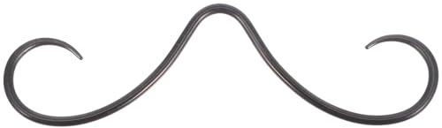Alipis Anillo de Septum para Mujer, Joyería del Tabique de Acero Inoxidable Negro, Instalación Sencilla, Resistente al Óxido, Uso Diario