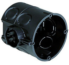 10er Set Unterputz Schalter Abzweigdose Ø 60 mm, 63 mm tief mit Tunnelstutzen