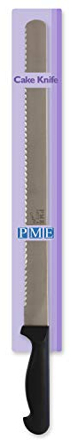 PME - Coltello Professionale da Torta in Acciaio Inox, Lama 35 cm