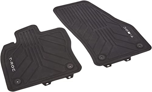 Volkswagen 2GA06150082V Allwetterfußmatten Gummi Fußmatten 4X Gummimatten, Schwarz