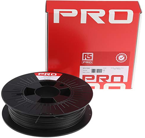 RS PRO CARBON-P 3D-Drucker Filament, Schwarz, 1.75 mm, Fused Deposition Modelling (FDM), 500 g