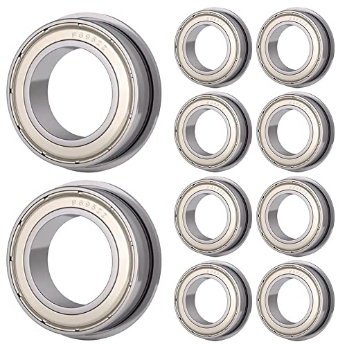 10pezzi F695-ZZ (5 x 13 x 4 mm) Cuscinetto flangiato cuscinetto a sfera cuscinetti a sfera