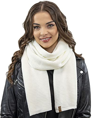 VIVISENCE Damen Winter Schal Aus Modischer Gemütlich Wärmendem Garn Kalte Wintertage Frauen Elegante Trendiger Und Sportliche Outfits Winter Herbst Modell 7041S