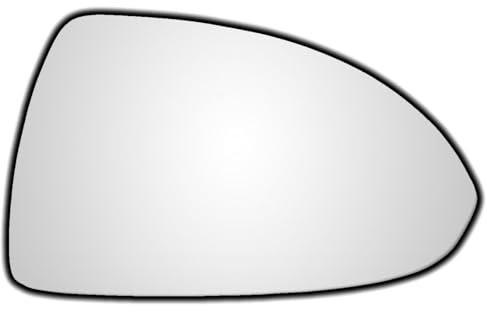 Wing mirror glass replacement RIGHT Driver SIDE - Compatible with Vauxhall Corsa D E 2006-2019 - TO STICK ON - Car convex mirror - Car wing mirrors & replacement parts
