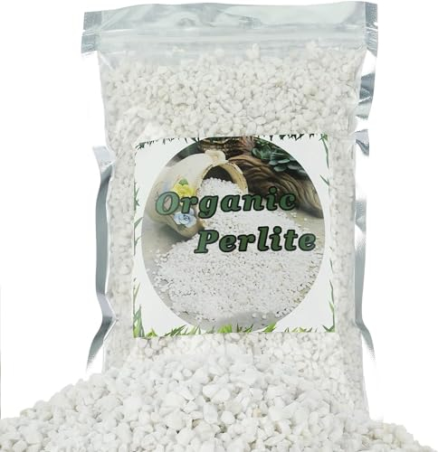 GOTVUGE Organic Perlite for Plants, Soil Amendment for Enhanced Drainage and Growth, Ideal for Potting Mixes (1L)