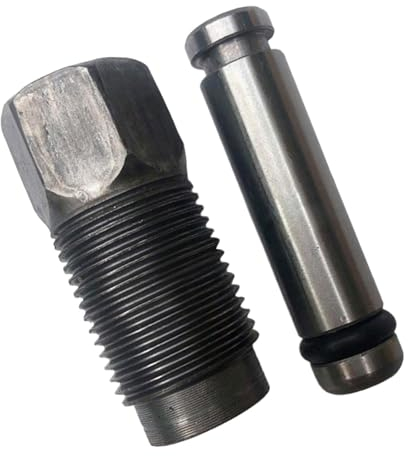 Dickly 2T Generisches Auto Hydraulischer Horizontalheber Ölpumpendichtungssatz Reparaturwerkzeug Ölzylinder Gewindekörper Zubehör Wagenheberkolben, 18 mm Satz A