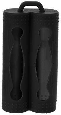 NOPOXA Morbido Silicone per Custodia Protettiva Della Pelle Sacchetto di Immagazzinaggio Per 2x 18650 Batte