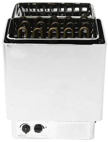 VNATWGOO 3,0 Kw/4,5 Kw/6,0 Kw Elektrischer Saunaofen, 220 V Mit Interner Steuerung, 380 V Mit Externer Steuerung, Wandmontierter Saunaofen Ofen,3000W380V