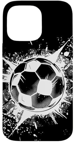 Coque pour iPhone 14 Pro Max Soccer Ball Splash Football Pitch