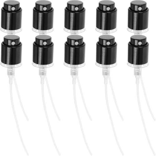 LALADEFIEE Perfume Bottle Spray Cap Replacement Perfume Spray Nozzle Pump Mist Sprayer for Travel Home Office Diy Fragrance 10 Mist Nozzles 10 Nozzle Sleeves