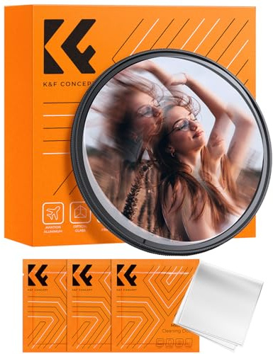 K&F CONCEPT 77mm Filtre Effet Spécial-Allonger Les Ombres Bilatérales pour Objectif Appareil Photo