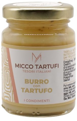 Burro con Tartufo Bianco - 80g - Pronto all'uso - Gourmet - Made in Italy