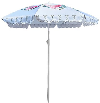 LYMGRZ Parasol de Plage extérieur de 2 m, Parasol de Jardin avec réglage de l'inclinaison pour terrasse de marché, Plage, Restaurant en Plein air