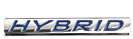 1 calcomanía híbrida para coche, emblema híbrido con logotipo de reajuste para todos los coches