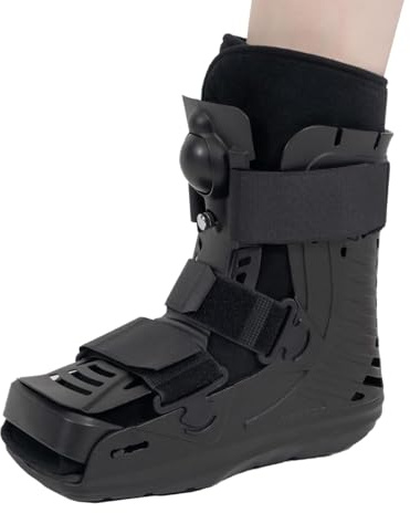Cryxinty Short Fracture Walker Boot Air Cam Inflatable Walking Boot for Stable Foot and Ankle Fracture, Achilles Tendon Surgery, Acute Ankle Sprains, Post Op Care (S)