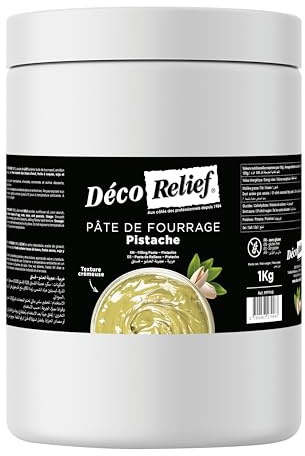 Déco Relief - Pâte de Fourrage Pistache 1Kg - PFP1KG