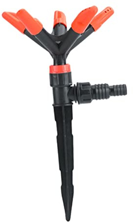 GARIOUANS Aspersor de Césped Giratorio Automático para Jardín Resistente Alta Presión y Temperatura Riego y Uniforme Fácil Instalación para Huertos y Parques