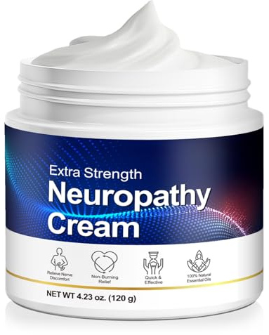 Nerve Relief Cream & Natural Ingredients – Soothing Foot & Hand Cream for Nerve Discomfort – Fast-Absorbing Moisturizing for Men & Women (120g)